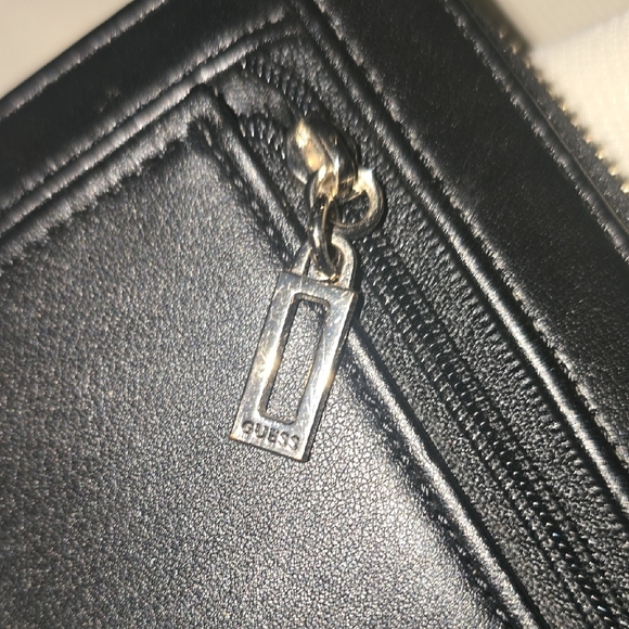 Guess Black and Gold Zip Wallet - Picture 3 of 4